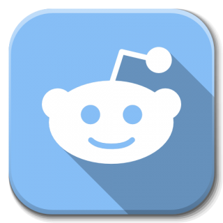 Blue Reddit Icon PNG images