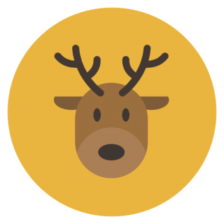 Icon Reindeer Svg PNG images