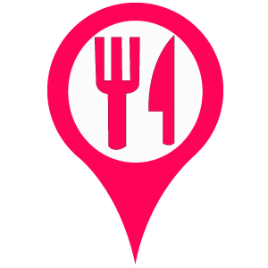 Pink Restaurants Icon PNG images