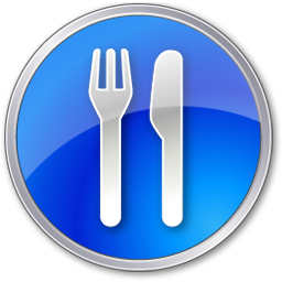 Restaurant Blue Icon PNG images