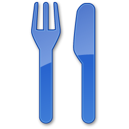 Restaurant Blue Icon PNG images
