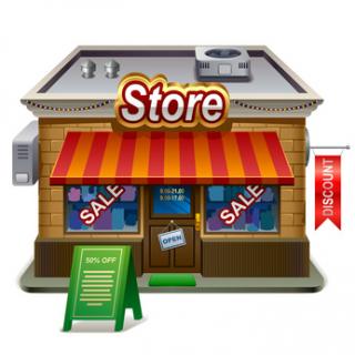 Retail Store Library Icon PNG images