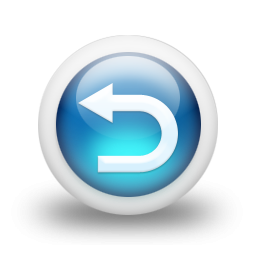 Blue Return Button Png PNG images