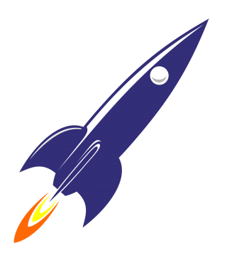 Blue Rocket Png PNG images