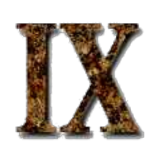 Roman Numeral IX 15 Png PNG images