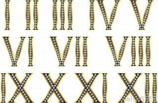 Roman Numerals 1 12 PNG images