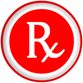 Red Circle Rx Icon PNG images