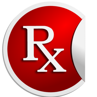 Red Rx Symbol Icon PNG images
