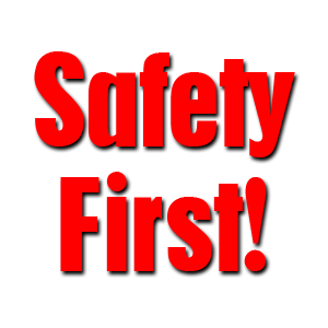 Use These Safety First Vector Clipart PNG images