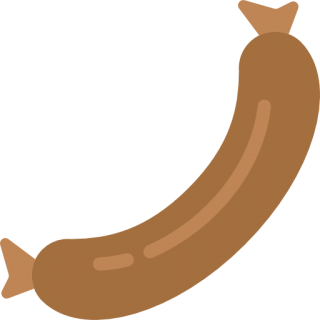 Vector Free Sausage PNG images