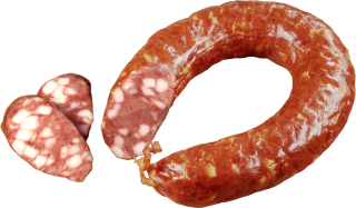 Sausage With Slice PNG PNG images