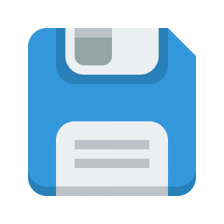 Blue Save Disk Icon PNG images