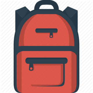 School bag clipart. Free download transparent .PNG