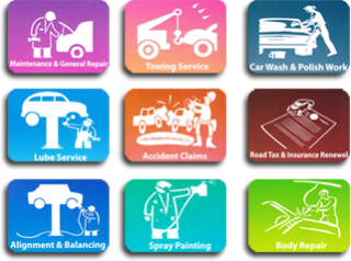 Towing Service Car Wash & Polish Road Tax & Insurance Renewal Spray PNG images