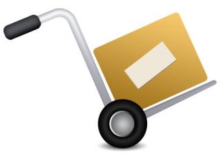 Hand Truck Shipping Icon PNG images