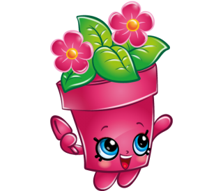 Shopkins Peta Plant Art Official Png PNG images