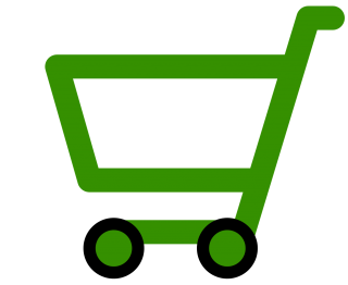 Green Shopping Cart Icon PNG images