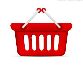 Red Shopping Basket Icon PNG images