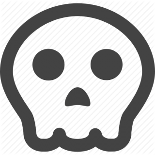 Pumpkin, Skull, Warning Icon PNG images