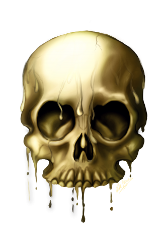 Golden Skull Designs Pictures PNG images
