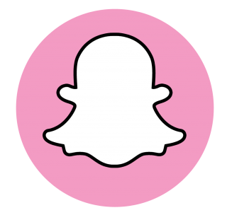 Snapchat Pink Logo Icon PNG images