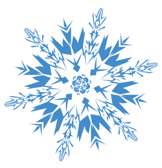 Blue Hd Snowflakes Png PNG images