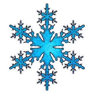 Blue Simple Snowflakes Icon Png PNG images