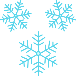 simple snowflake clipart no background