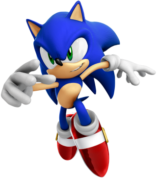 Dark Sonic transparent background PNG clipart