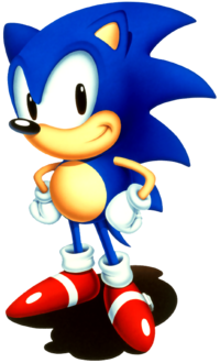 Sonic the Hedgehog transparent image download, size: 655x1219px