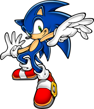 Sonic PNG Faixa Fundo Transparente