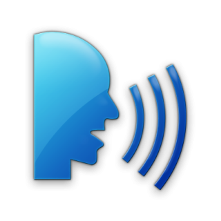 Blue Speaking, Talking Png PNG images