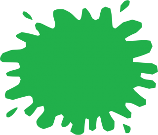 Green Shapes Splat Png PNG images