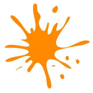 Orange Splat Png PNG images