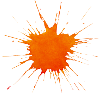 Orange Splat Png Image PNG images