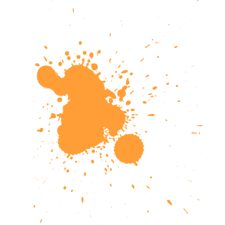 Orange Splat Png Image PNG images