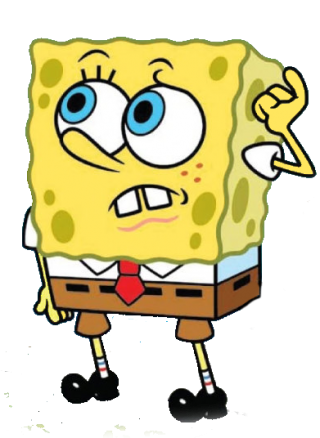 SpongeBob Confused Png PNG images