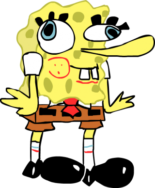 Bob Esponja Sorprendido PNG transparente - StickPNG