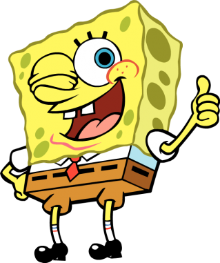 Spongebob Thumbs Up Png PNG images