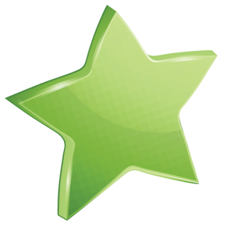 Green Star Icon PNG images
