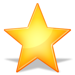 Orange Star Icon PNG images