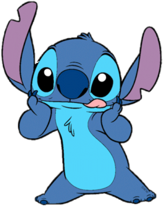 Shocked Stitch Cartoon PNG PNG images