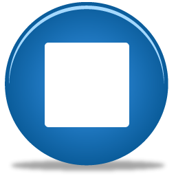 Blue Stop Icon PNG images
