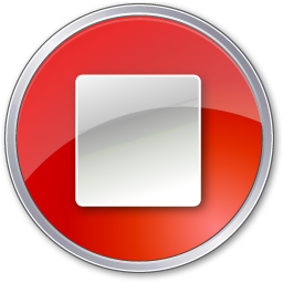 Red Play Stop Pause Icon PNG images