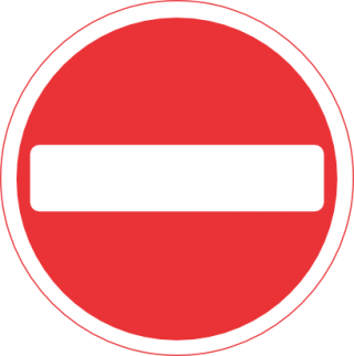 Stop Sign Round Icon PNG images