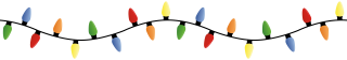 Colorful Christmas Lights PNG PNG images