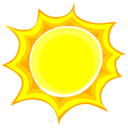 Hot Summer Sun Icon PNG images