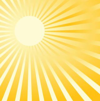 Yellow Sun Rays PNG images