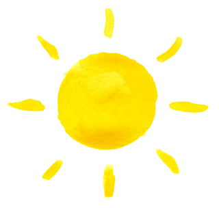 The Image Of The Radiant Sun Yellow PNG images