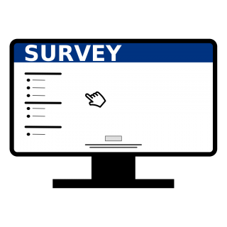 Survey Online Monitor Icon PNG images